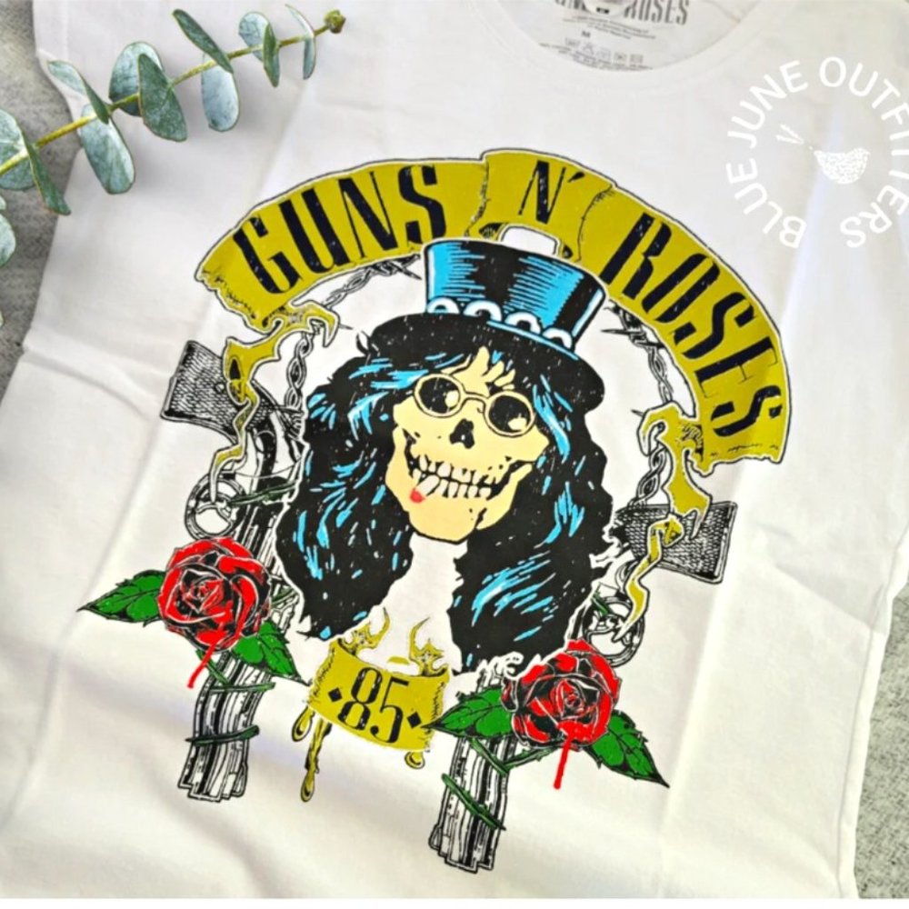 LADIES GUNS N' ROSES SLASH TEE | OFFICIALLY LICENSED